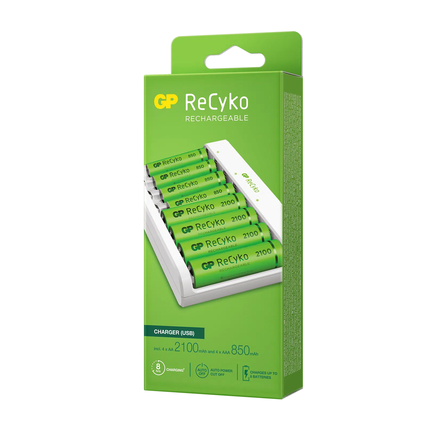 GP Batteriladdare med batterier