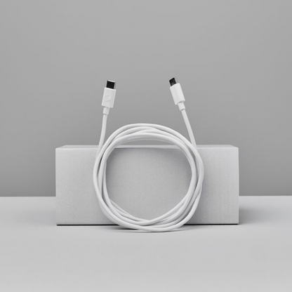 USB-C till USB-C kabel 1m vit
