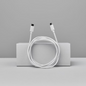 USB-C till USB-C kabel 1m vit