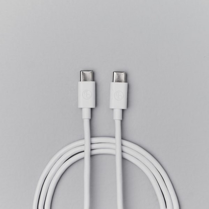 USB-C till USB-C kabel 1m vit