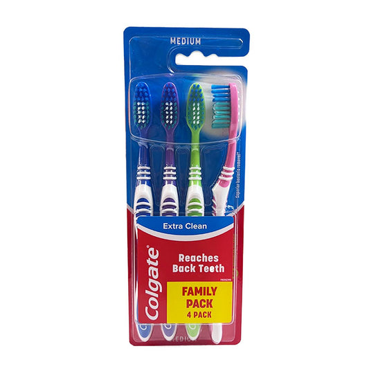 Tandborstar Colgate Extra Clean. 4-pack