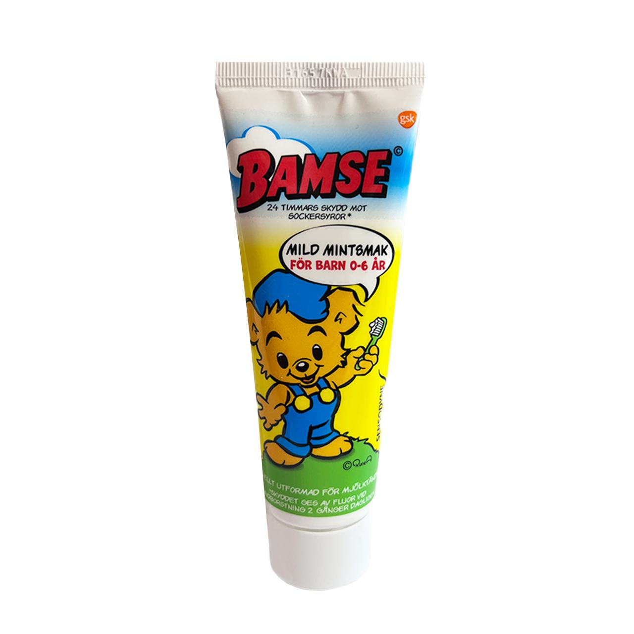 Tandkräm Bamse 0-6 år. 75 ml