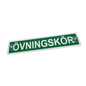 Övningsköringsskylt m. sugproppar