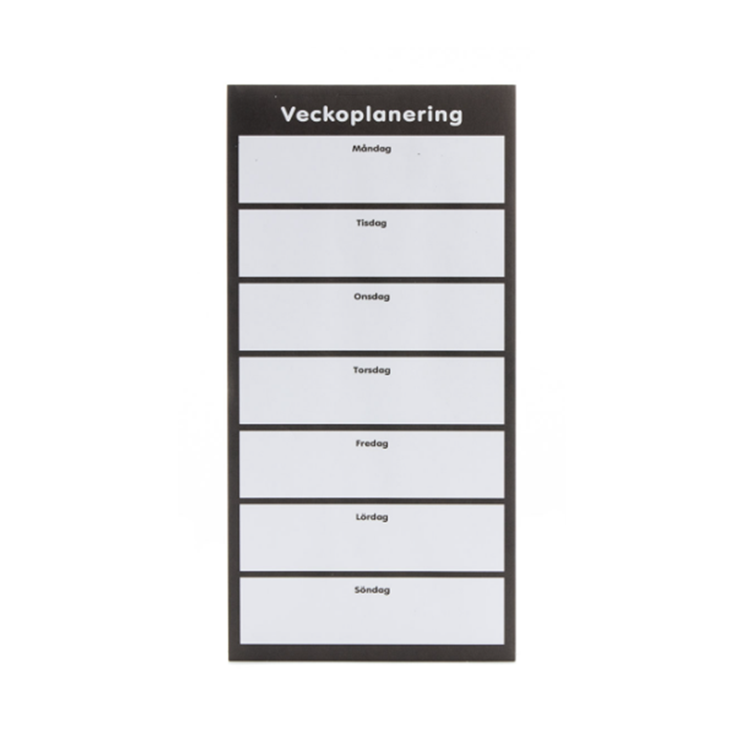 Veckoplanering 52 blad